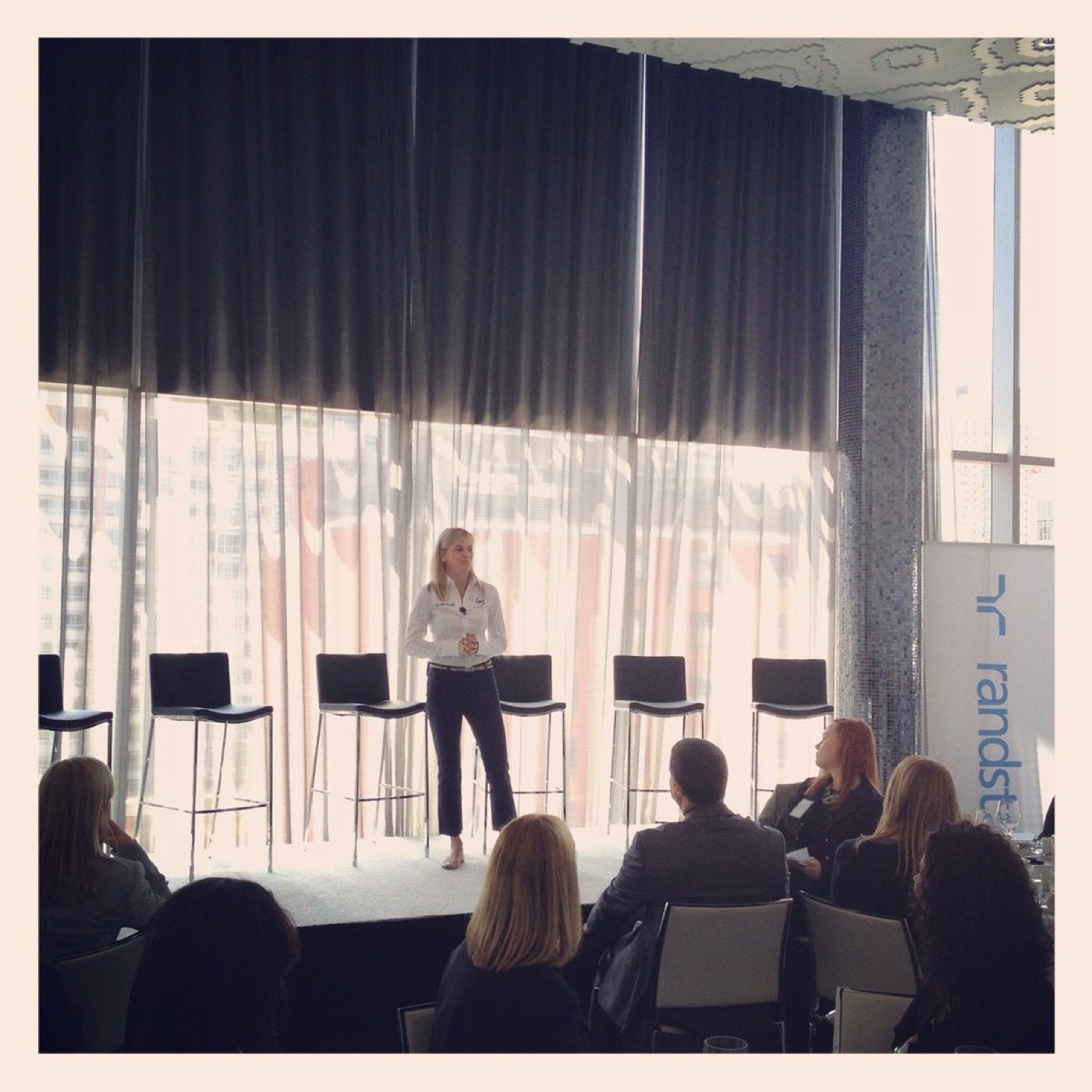 A speaker presenting to a workshop audience